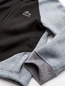 img 1 attached to Размеры ХХ, унисекс Футболка с капюшоном «RBX Little Fleece Charcoal👦 Heather для мальчиков»