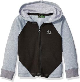 img 3 attached to Размеры ХХ, унисекс Футболка с капюшоном «RBX Little Fleece Charcoal👦 Heather для мальчиков»