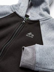 img 2 attached to Размеры ХХ, унисекс Футболка с капюшоном «RBX Little Fleece Charcoal👦 Heather для мальчиков»