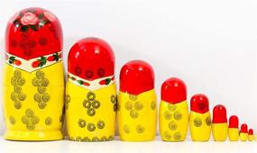 img 2 attached to 🎎 Traditional Matryoshka Russian Nesting Dolls: A Fun Twist on Novelty & Gag Toys