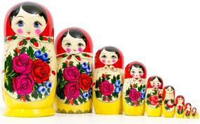 img 4 attached to 🎎 Traditional Matryoshka Russian Nesting Dolls: A Fun Twist on Novelty & Gag Toys