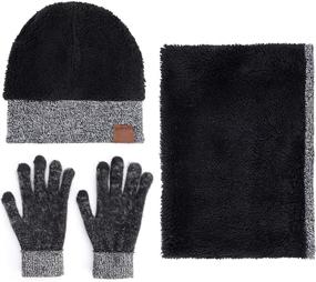 img 3 attached to Maylisacc Beanie Infinity Touchscreen Weather Outdoor Recreation for Climbing