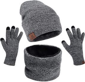 img 4 attached to Maylisacc Beanie Infinity Touchscreen Weather Outdoor Recreation for Climbing