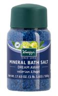 😴 kneipp mineral bath salt, dream away, valerian & hops, 17.63 fl. oz. - boost your sleep naturally! logo