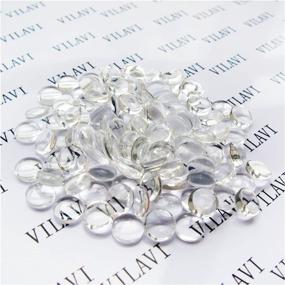 img 2 attached to 100 Clear Round Glass Dome Seals Cabochons 10mm: Enhance Your Crafts with Stunning Clarity