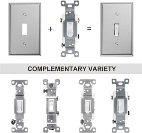img 2 attached to 6 упаковок с одинарным тумблером из нержавеющей стали, матовая