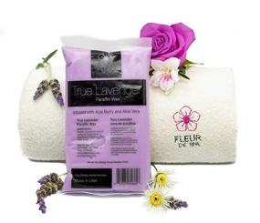 img 2 attached to 🌸 Premium Fleur De Spa Paraffin Wax Refill, 6 lbs Bulk - True Lavender Infused with Acai, Coconut Oil, Jojoba, and Aloe - Effective & Relaxing