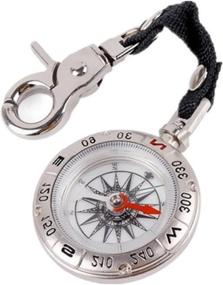 img 4 attached to 🧭 NIEGIENNA - Portable Classic Pocket Watch Style Survival Compass with Keychain: Your Perfect Outdoor Navigation Tool