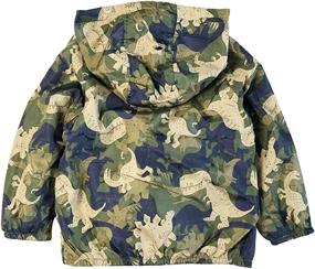 img 3 attached to 🦕 Adorable Cartoon Dinosaur Windproof Outerwear: Boys' Jackets & Coats