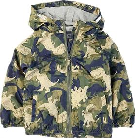 img 2 attached to 🦕 Adorable Cartoon Dinosaur Windproof Outerwear: Boys' Jackets & Coats