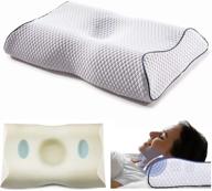 cervical contour memory foam pillow logo