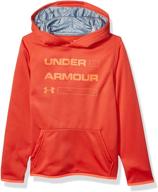 👕 boys' fashion hoodies & sweatshirts: under armour fleece wordmark hoody logo