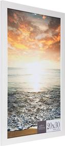 img 2 attached to Large 20x30 White Flat Wall Photo Poster Frame by Gallery Solutions