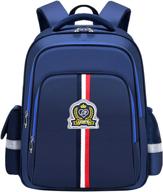 school backpack bookpack 16inch navyblue logo