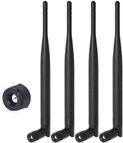 img 3 attached to Bingfu 4-Pack Dual Band WiFi Antenna 6dBi MIMO RP-SMA Male for WiFi Router, Wireless Network Card, USB Adapter, Security IP Camera, Video Surveillance Monitor - 2.4GHz, 5GHz, 5.8GHz