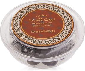 img 3 attached to 40 Tablets of Bait Al Arab: Long Lasting Oud Incense Infused with Sultry Indian Rose, Amber, Saffron, Musk, and Agarwood. Ideal for Traditional Charcoal or Electric Bukhoor Burners (Mabkhara). Also Contains Frankincense.