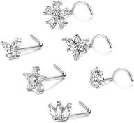 dolotta stainless butterfly l shaped piercing logo