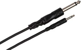 img 3 attached to 🔌 Hosa 3.5mm TS to 1/4" TS Mono Interconnect Cable, 3ft