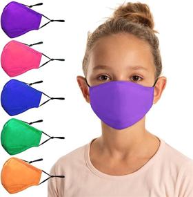 img 4 attached to 👕 Adjustable Kids Cloth Face Masks: Enhancing Occupational Health & Safety