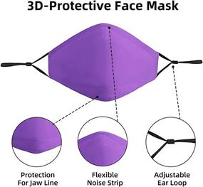 img 1 attached to 👕 Adjustable Kids Cloth Face Masks: Enhancing Occupational Health & Safety