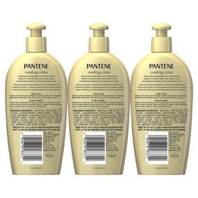 img 3 attached to 🧴 Pantene Combing Cream Triple Pack - Pro-V Smooth Nutrient Boost, Tame Frizz & Block Humidity, 6.7 Fl Oz
