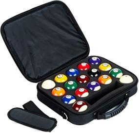 img 4 attached to Nylon Travel Carrying Case for One Set of Collapsar Pool Balls: Optimal Billiard Balls Holder