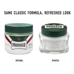 img 1 attached to 💆 Proraso Pre-Shave Conditioning Cream for Men: Refreshing Menthol & Eucalyptus Formula - 3.6 oz