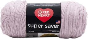 img 1 attached to ❤️ Red Heart Super Saver Pale Plum Yarn (3-Pack) - E300-579