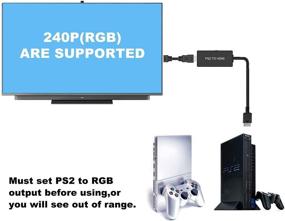 img 3 attached to 🎮 PS2 to HDMI Adapter | PS2 to HDMI Converter | Supports 4:3/16:9 Screen Aspect Ratio Switch | Works for Playstation 1/Playstation 2 | HD Link Cable | Playstation 1 Adapter | Sony PS2 HDMI Converter