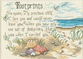 img 1 attached to 🧵 Dimensions 'He Spoke' Counted Cross Stitch Kit, 14 Count Ivory Aida Fabric, 7'' x 5'' - Enhanced SEO