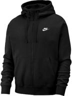 nike hoodie black white small men's clothing logo
