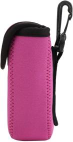 img 1 attached to 📷 MegaGear Olympus Tough TG-6, TG-5, TG-4, TG-870, TG-860 Neoprene Camera Case, Ultra Light with Carabiner - Hot Pink