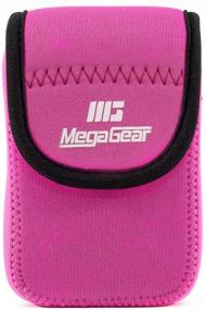 img 4 attached to 📷 MegaGear Olympus Tough TG-6, TG-5, TG-4, TG-870, TG-860 Neoprene Camera Case, Ultra Light with Carabiner - Hot Pink