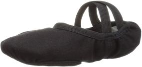 img 4 attached to 🩰 Bloch Dance Girls' Performa Stretch Canvas Split Sole Ballet Shoe/Slipper: Supreme Flexibility for Young Dancers