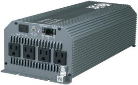 img 1 attached to ⚡ Tripp Lite Power Compact Inverter PV1800HF - 1800W, 12VDC, 120V, 4 Outlets for Vehicles