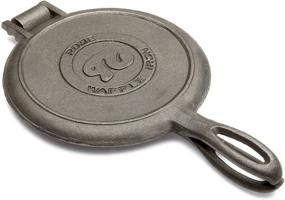 img 1 attached to 🧇 Black Cast Iron Old-Fashioned Waffle Maker by Rome Industries