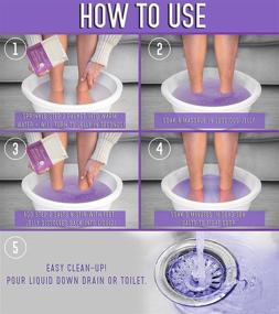 img 3 attached to 🌿 Lavender Jelly Pedicure Packs: Ultimate Foot Soak for Dry Cracked Feet - Spa-grade Moisturizing Gel to Relax and Nourish Tired Feet