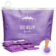 🌿 lavender jelly pedicure packs: ultimate foot soak for dry cracked feet - spa-grade moisturizing gel to relax and nourish tired feet logo