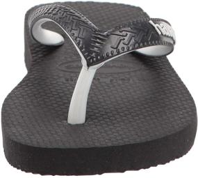 img 3 attached to Шлепанцы для детей Havaianas черные - стильная обувь для мальчиков для комфортного летнего отдыха