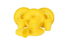 img 4 attached to 🍽️ GP GreatPlate GCP - YLO 4X4AZ: Dishwasher Safe GreatPlates for Appetizers