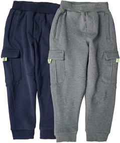 img 3 attached to ABALACOCO Winter Cotton Thermal Trousers Boys' Clothing