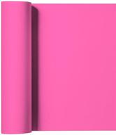 siser easyweed htv vinyl for t-shirts - fuchsia pink, 12" x 3' roll - high-quality heat transfer vinyl logo