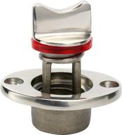 🛥️ stainless steel oval boat garboard drain plug by amarine made - fits 1'' hole, with 3/4'' thread логотип