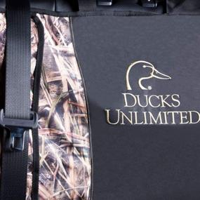 img 2 attached to 🦆 Ducks Unlimited Camo Full Bench Seat Cover: Enhance Your Vehicle with Shadow Grass Blades Design!