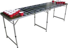 img 3 attached to 🏈 Optimized Football Field Beer Pong Table featuring Pre-drilled Cup Holes