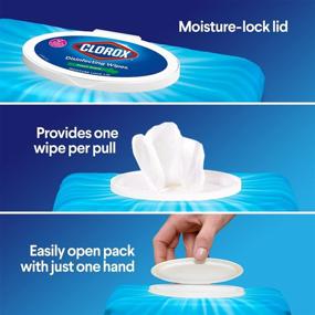 img 1 attached to 🧼 Clorox Disinfecting Wipes – Bleach Free Cleaning Wipes, Fresh Scent, Moisture Lock Lid, 75 Wipes, Pack of 3 (Package May Vary)