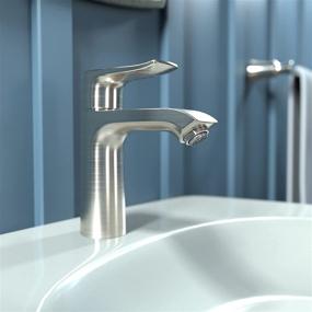 img 2 attached to 🚰 Hansgrohe 1-Handle Bathroom Brushed Faucet (Model: 31080821)