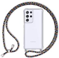 чехол для ожерелья nalia с ремешком, совместимый с чехлом для samsung galaxy s21 ultra логотип