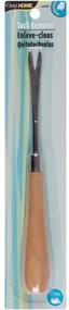 img 1 attached to Dritz Home 44291 Wood Handle Tack Remover - Convenient 6-Inch Tool for Easy Upholstery Removal