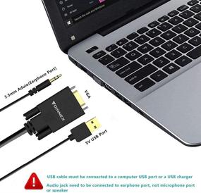 img 2 attached to 🔌 FOINNEX Adapter Converter: The Perfect Solution for Connecting Male HDTV